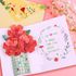 [ARTSAM] Kit de tarjetas DIY Carnation 3D: suministros de arte y manualidades fáciles de hacer para creaciones únicas 